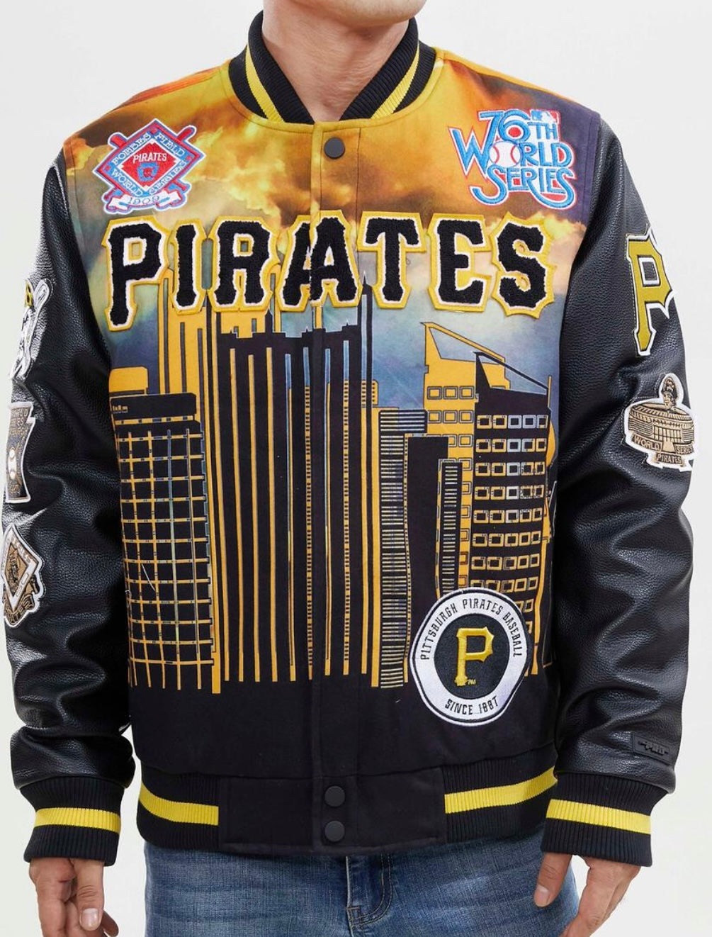 Pittsburgh Pirates Logo Varsity Jacket - Filmsjackets