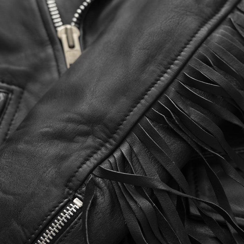 Lesley - Women's Leather Motorcycle Jacket - BHBR