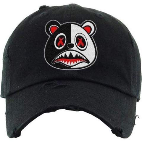 Yayo Baws Bear Black and White Dad Hat