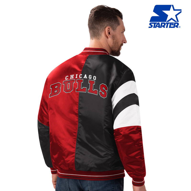 Starter Chicago Bulls Color Block Jacket