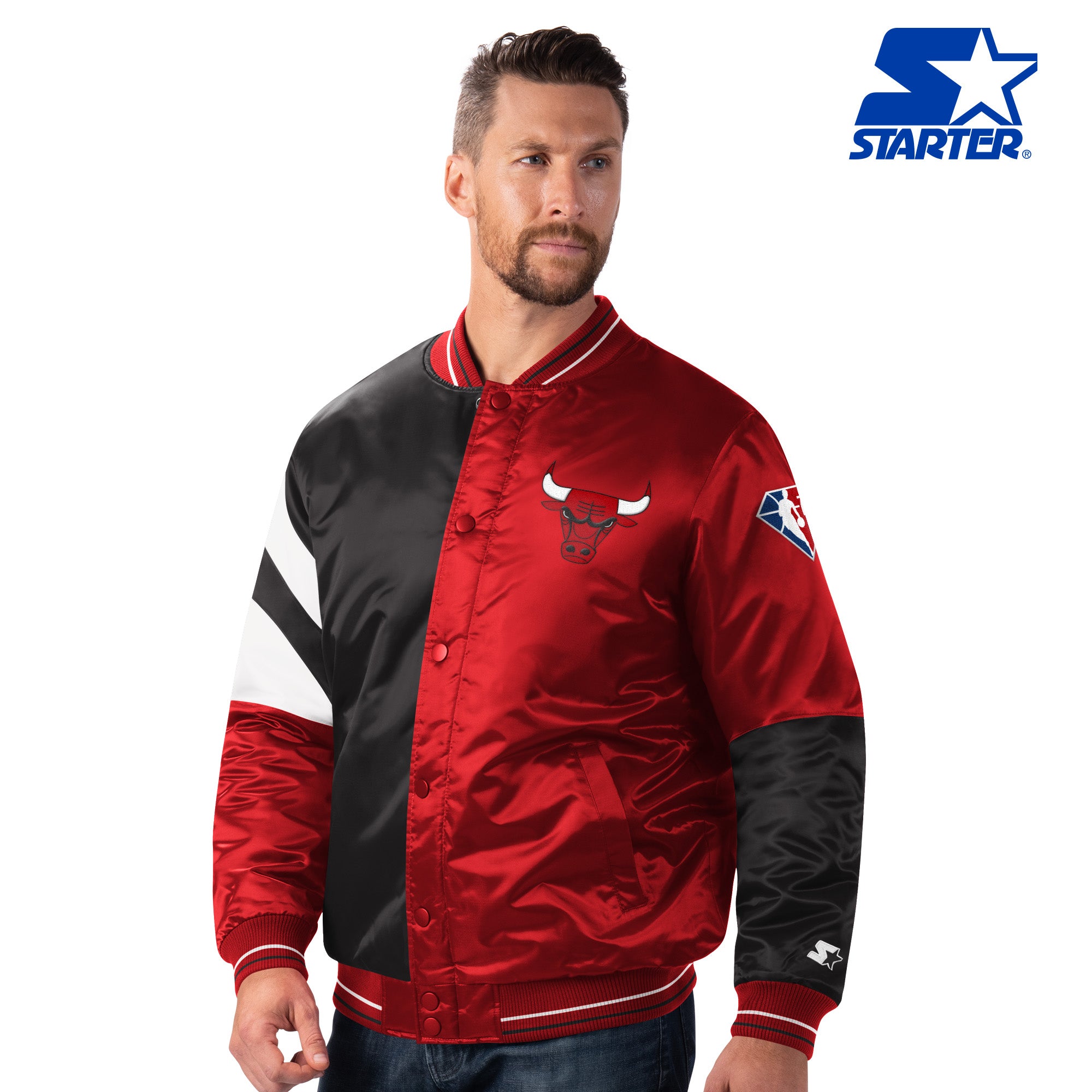 Starter Chicago Bulls Color Block Jacket – DS Online