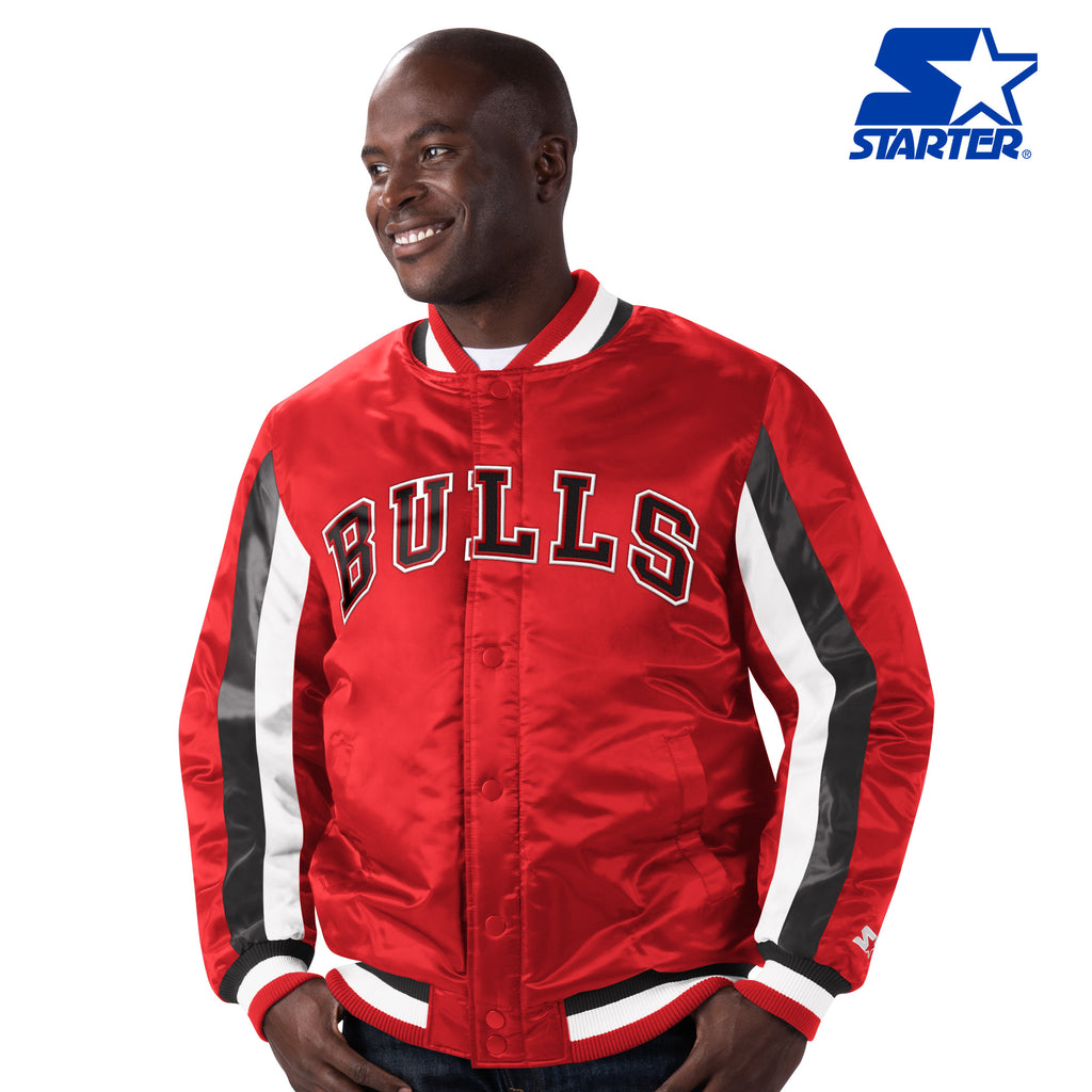 Starter Chicago Bulls Stripe Jacket