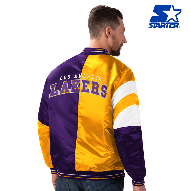 Starter Los Angeles Lakers Color Block Jacket