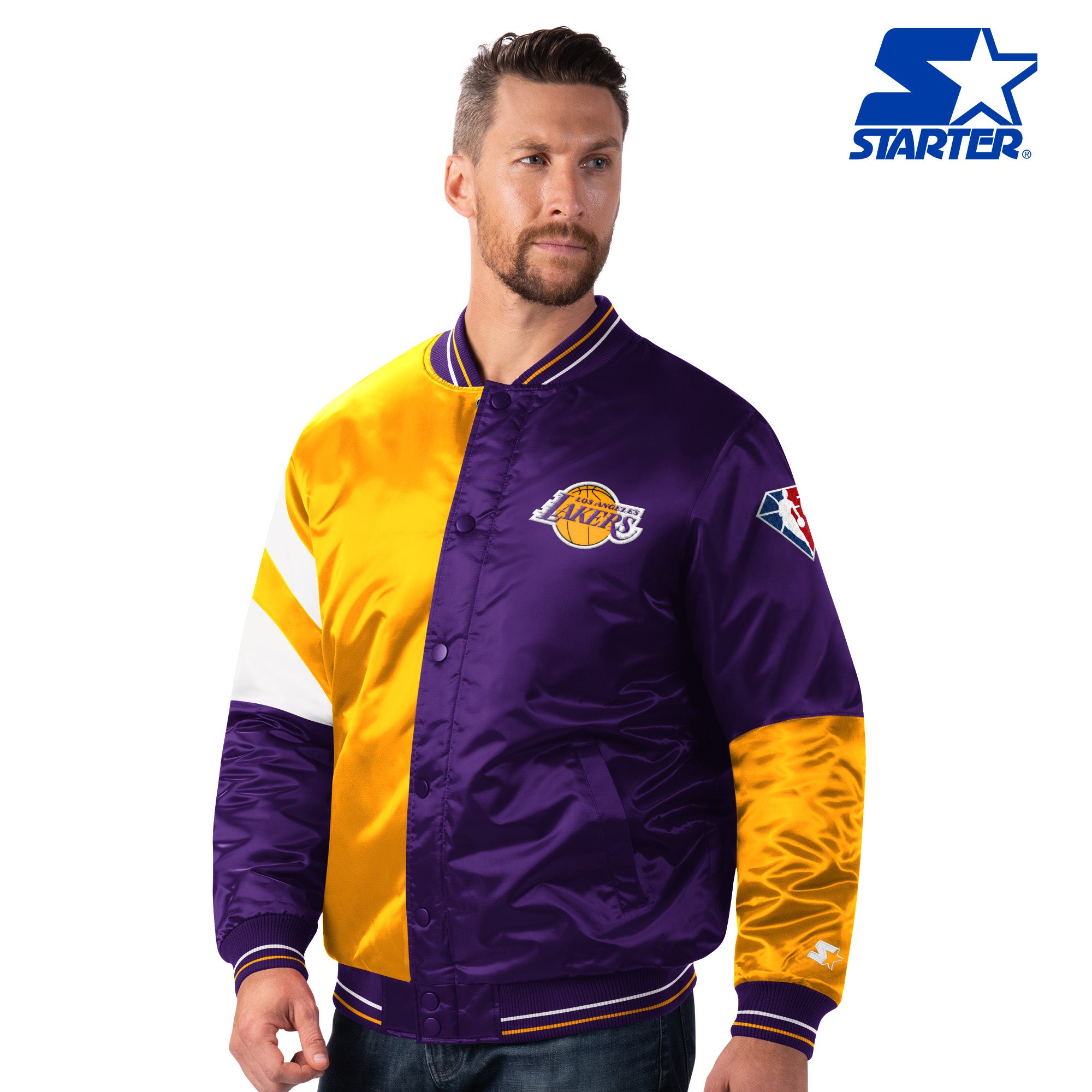 Los Angeles Lakers Pro Standard Jacket, Lakers Pullover, Los Angeles Lakers  Varsity Jackets, Fleece Jacket