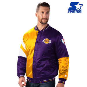 Starter Los Angeles Lakers Color Block Jacket