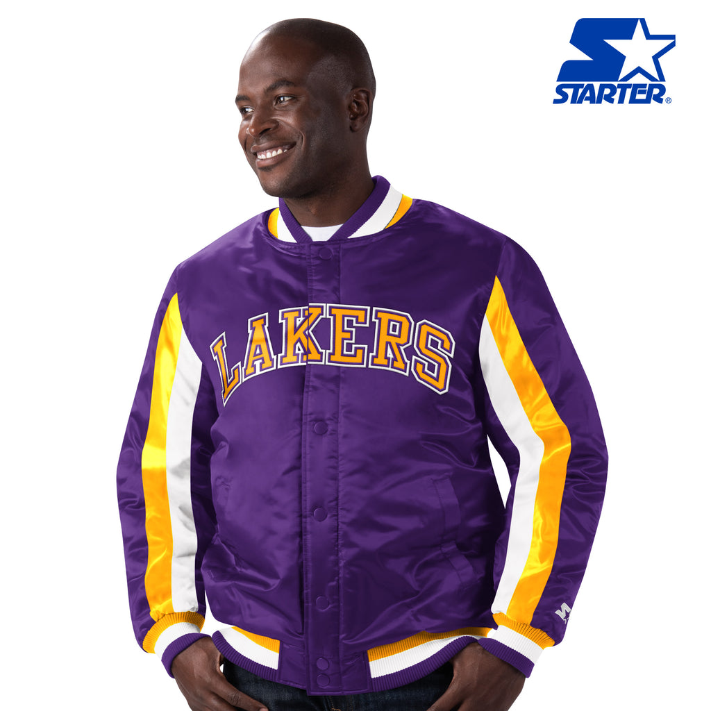 Starter Los Angeles Lakers Stripe Jacket