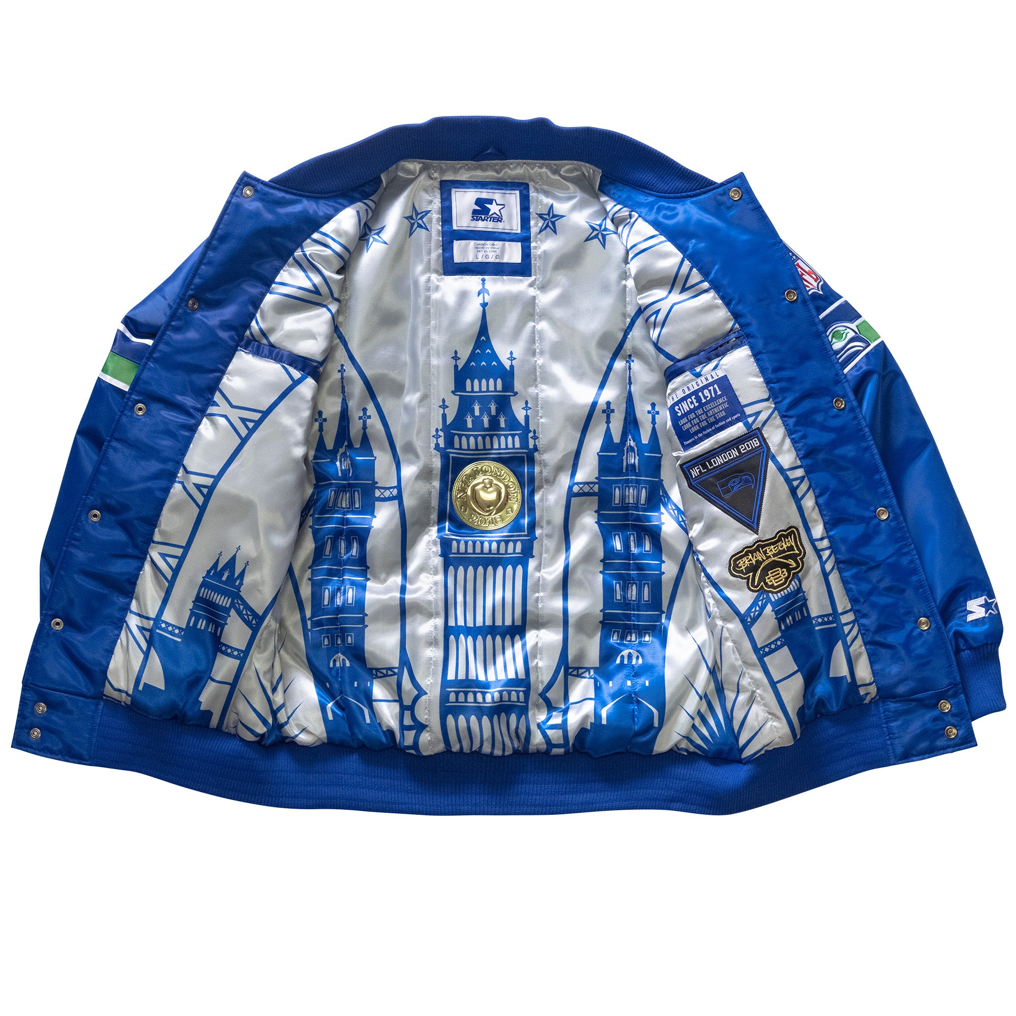 Starter Seattle Seahawks Limited Edition London Game Jacket – DS