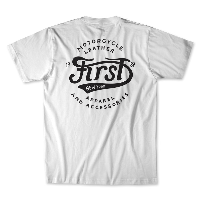 Major League T-Shirt Men's T-Shirt First Manufacturing Company S WHT 