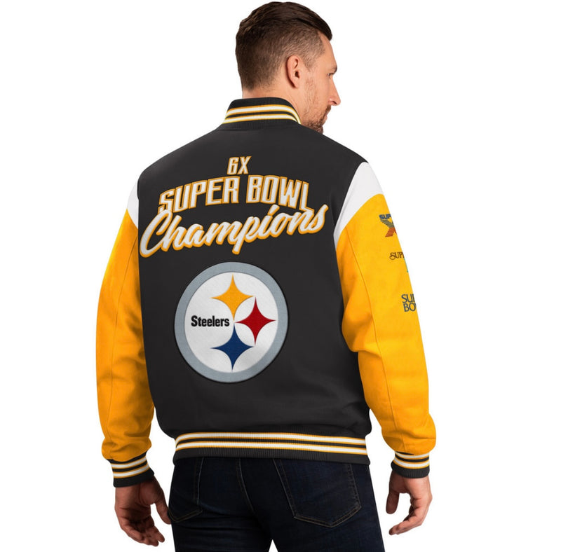 Official Pittsburgh Steelers  6x Championship Jacket