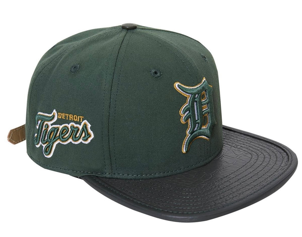Detroit Tigers Pro Standard Logo Gator Visor Strapback Hat