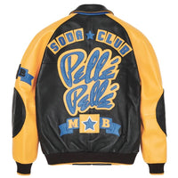 Pelle Pelle MB Soda Club Leather Varsity Jacket - Black