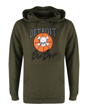 Authentic Detroit Bad Boys Hoody Sweatshirt - Military Green