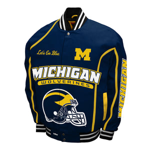 University of Michigan Wolverines Twill Jacket