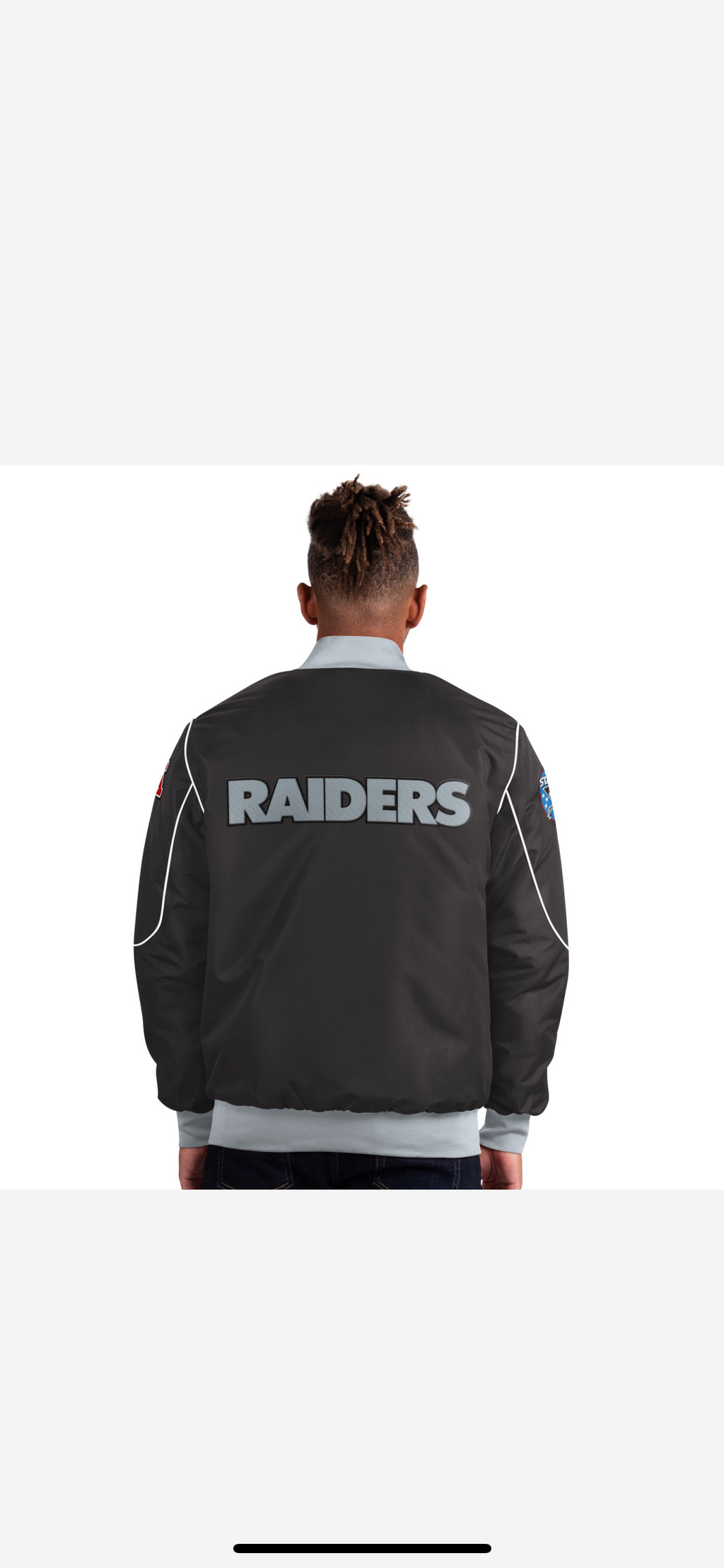 Starter Las Vegas Raiders Stripe Jacket