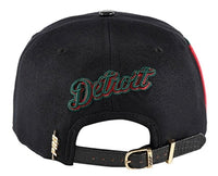 Detroit Tigers Pro Standard Strap Back Cap - Black/Red/Green