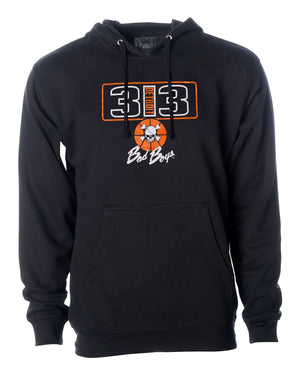 Authentic Detroit Bad Boys 313 Hoody Sweatshirt - Black