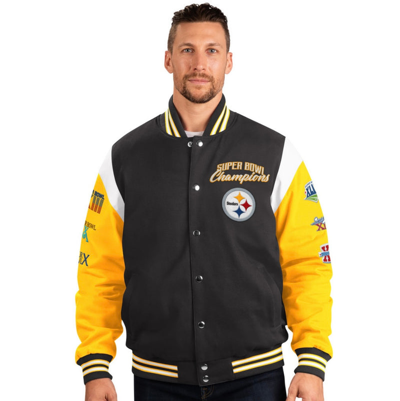 Official Pittsburgh Steelers  6x Championship Jacket
