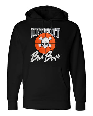 Authentic Detroit Bad Boys Hoody Sweatshirt - Black