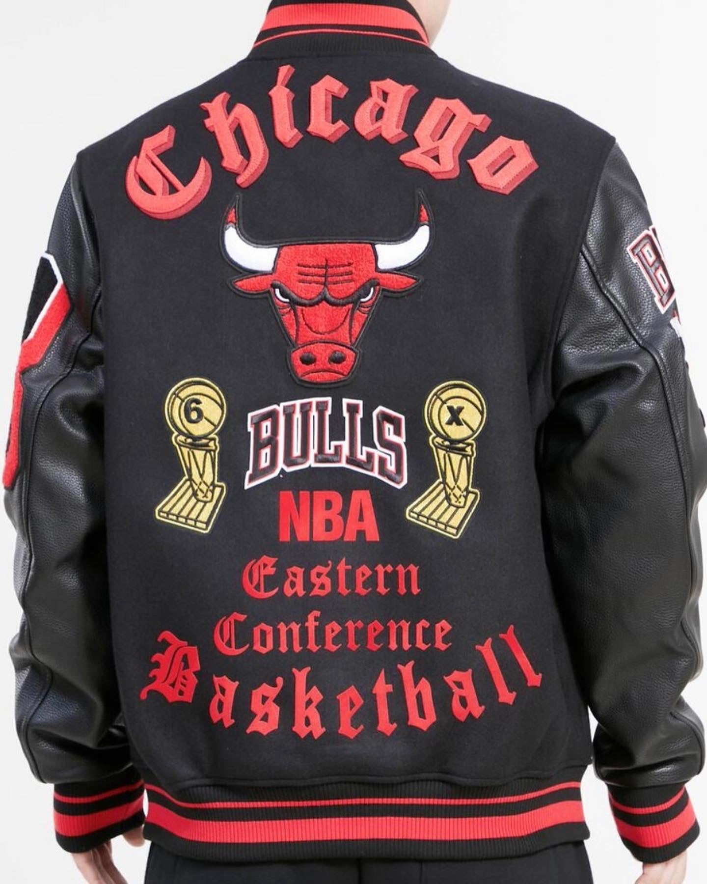 Pro Standard NBA Chicago Bulls Wool Varsity Black S