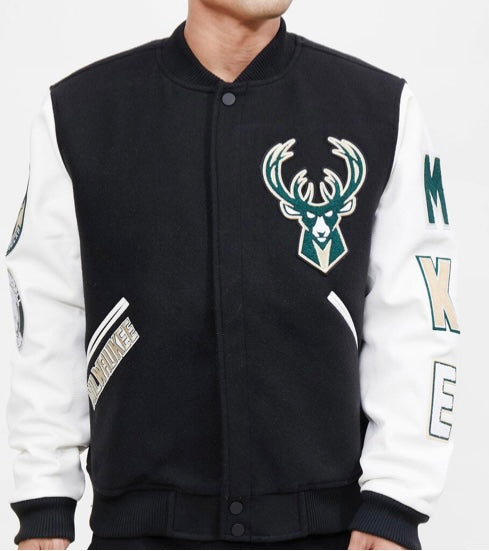 Pro Standard Milwaukee Bucks Varsity Jacket