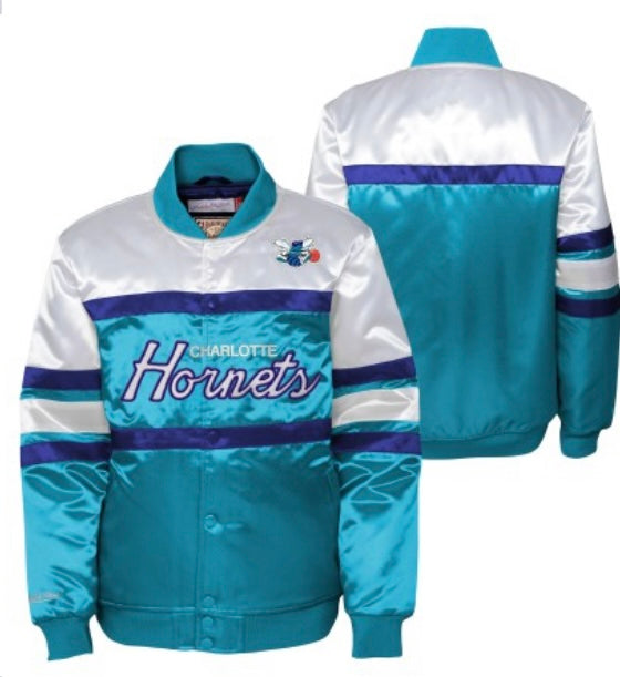 mitchell and ness charlotte hornets jacket