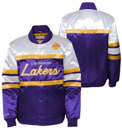 Mitchell and Ness Kids Los Angeles Lakers Satin Jacket